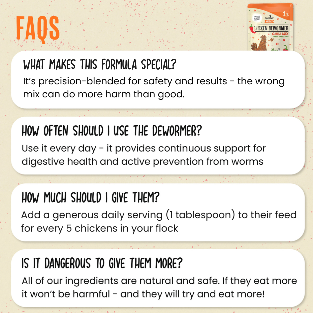 Flock Armor | Daily Chicken Dewormer | Flock Gut Support